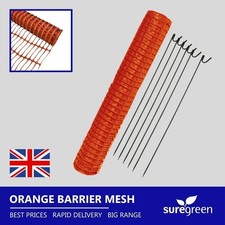 Orange Plastic Safety Barrier