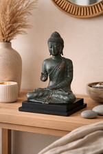 Large Seated Buddha Statue –