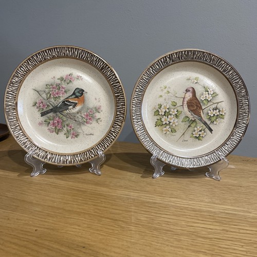 Purbeck pottery side plates - purbeck,