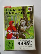 Ladybird Vintage Little Red Fairytale Mini Puzzles 88 Piece Book Cover Jigsaw