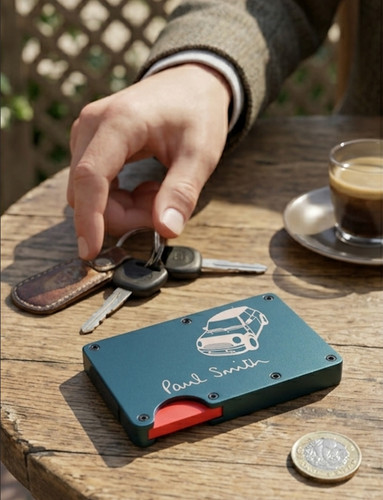 Paul smith metal wallet brand - paul,