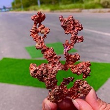 78G Rare!! iridescent Native Copper crystal mineral specimen