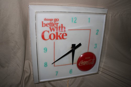 Vtg 1960 coca cola lighted - cola,