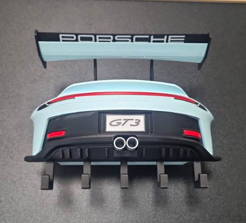Porsche gt3 wall mounted key - mounted,