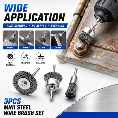 3pcs polishing wire - 3pcs, wheel