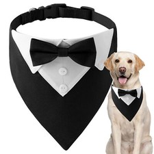 Dog Bandana Bow Tie Collar