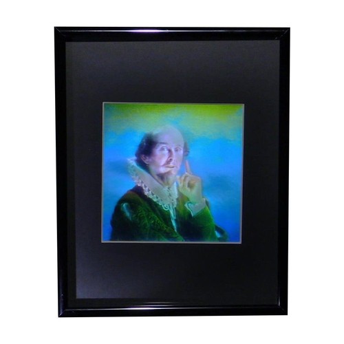 Shakespeare matted hologram - matted,