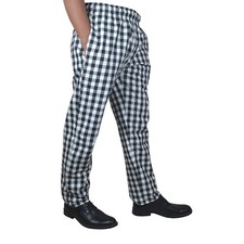 Chess Board Trousers Black &