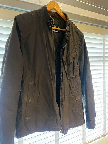 Barbour brown green - green, cotton