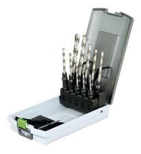 Festool Metal Drill Bit Case 10 Piece Set HSS D3-10 CE/10 - 495128 - Brand New