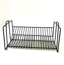 Ikea Vink Metal CD Storage Tower Rack 20 x CDS in Black - Very Good Condition