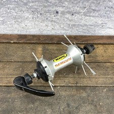 Vintage Mavic Ksyrium Elite Front Hub 18h Quick Release Silver Road Wheel Bike