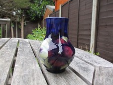 MOORCROFT    PANSY ON BLUE
