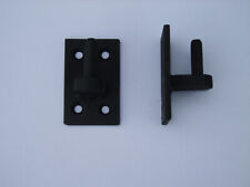 2 Wrought iron gate hinge / bracket 10mm pin for garden gates