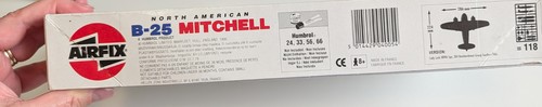 Airfix north american 25 - airfix, b‑25