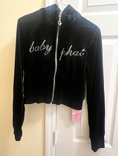 Baby phat black velour - phat,