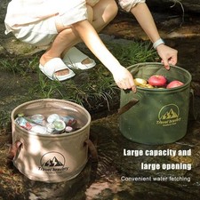 Collapsible Car Folding Bucket Plastic Car Wash Bucket  Beach