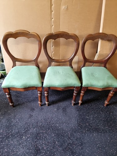 Set victorian mahogany - of,
