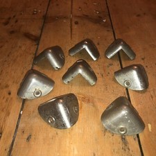 Full set of vintage 1970's Simms Watts corner protectors 4x12 - 2x12 cab cabinet