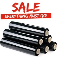 BLACK PALLET WRAP STRETCH