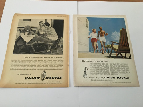Union castle cruise ships lot - castle, ships-lot