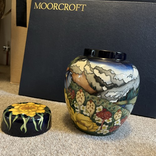 Moorcroft pottery large - large, ginger