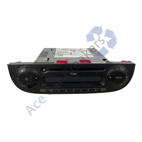 Fiat 500 stereo radio - 500, 07-15