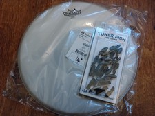 Remo Emperor X 14in Snare Drum Head with Tuner Fish Lug Locks