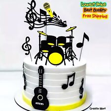 Band music cake toppers Guitar