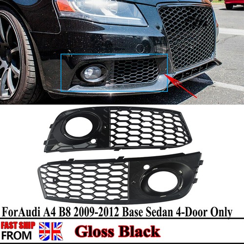 Front bumper honeycomb - front, fog
