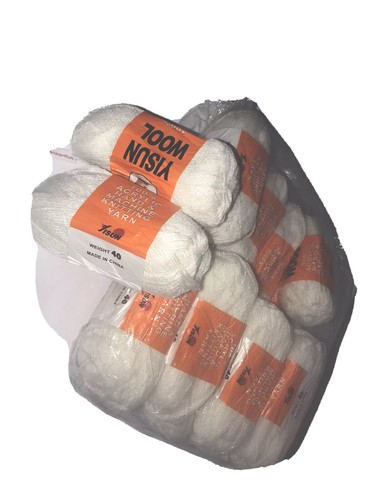 16x white baby wool - white, 100%
