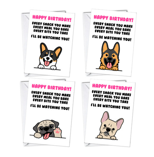 Funny birthday card from - , the