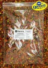 HERONS Premium Tropical Flakes [200g] TROPICAL FISH FOOD Guppy Neon Cichlid 