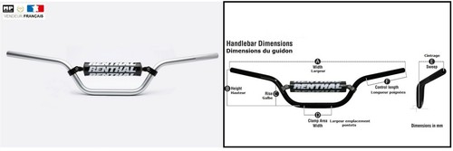 Renthal classic silver - renthal,