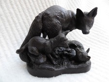 Lovely Fox Vixen with Cubs