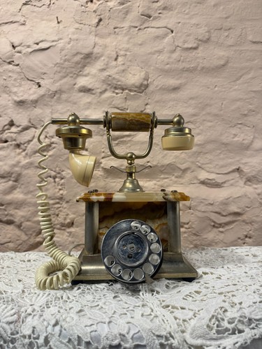 Vintage onyx rotary - vintage, phone