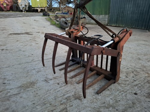 Shear manure silage grab - shear, for