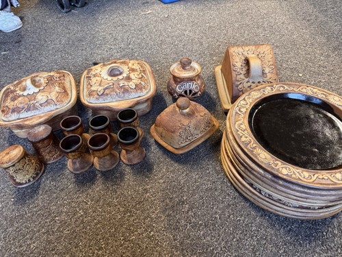 Quantock pottery vintage 70s - pottery,