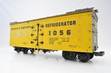 Charles Ro Trains G Gauge Colorado & Southern Refrigerator Box Car #1056 - Unbox