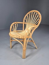 Vintage Cane Armchair 1970s Retro EB9687 VBER