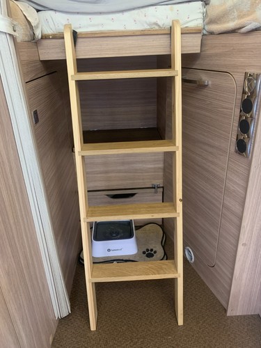 Ladder for motorhomes - for, with