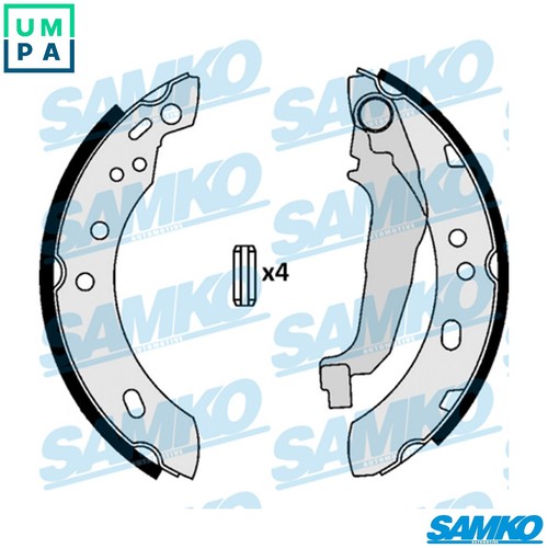 Brake shoe set 87090 - shoe,