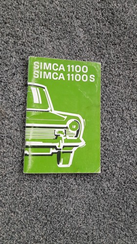 Simca 1100 handbook - ,