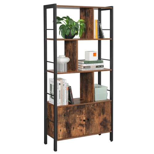Retro bookcase tier shelving - bookcase,