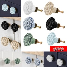 Vintage Ceramic Door Knobs