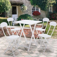 Dining Table and Chairs Foldable Kitchen Picnic Furniture Lightweight Portable