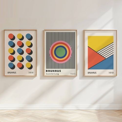 Set bauhaus prints - a5, a4