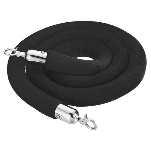 Feet black velvet - black,