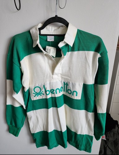 Vintage 1980s benetton rugby - vintage,