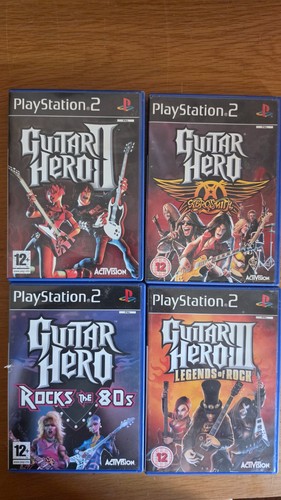 Lot ps2 guitar hero - of,
